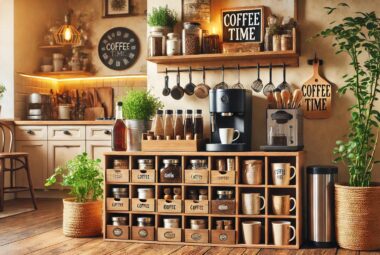 coffee bar organizer