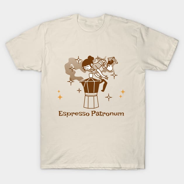 Espresso Patronum Coffee T-Shirt by Lamount Tees