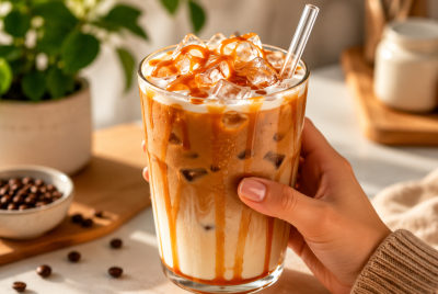 caramel iced coffee